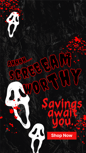 Scream Worthy Discount Facebook story Image Preview