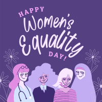 Building Equality for Women Instagram Post Design