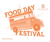 Food Truck Fest Facebook Post Design