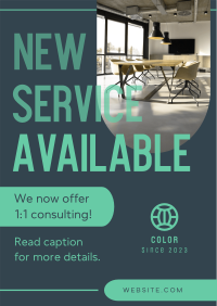 New Service Available Poster Image Preview