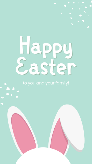 Easter Bunny Ears Facebook story Image Preview
