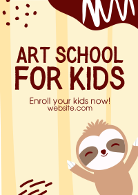 Art School for Kids Poster Image Preview