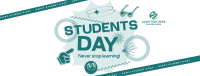 Students Day Greeting Facebook cover Image Preview