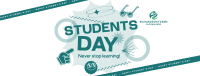 Students Day Greeting Facebook Cover Image Preview