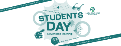 Students Day Greeting Facebook cover Image Preview