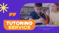 Kids Tutoring Service Animation Image Preview