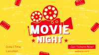 Movie Night Tickets Animation Image Preview