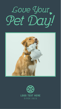 Love your Pet Day Facebook Story Design