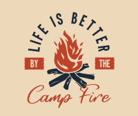 Camp Fire Facebook Post Design