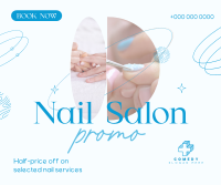 Elegant Nail Salon Services Facebook post Image Preview