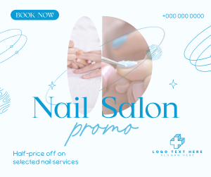 Elegant Nail Salon Services Facebook post Image Preview