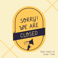 Business Closing Announcement Instagram post Image Preview