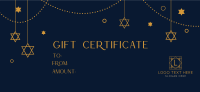 Twinkle Stars Gift Certificate Image Preview
