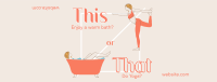 This or That Wellness Facebook Cover Design