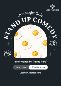 One Night Comedy Show Flyer Image Preview