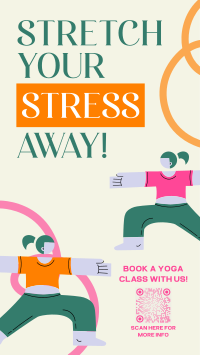 Stretch Your Stress Away Instagram story Image Preview