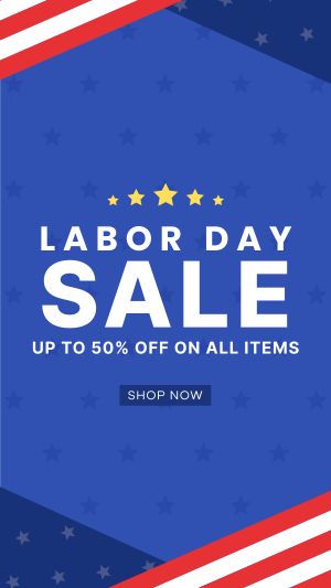 Labor Day Flash Sale Facebook story Image Preview