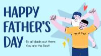 Jolly Father's Day  Facebook event cover Image Preview