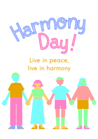 Peaceful Harmony Week Poster Design
