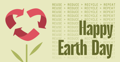 Earth Day Recycle Facebook ad Image Preview