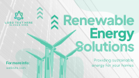 Renewable Energy Solutions Facebook Event Cover Design