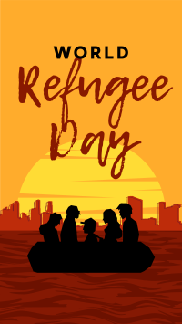 World Refuge Day Facebook story Image Preview