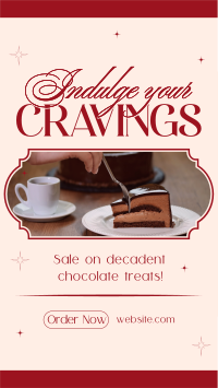 Chocolate Craving Sale Facebook Story Design