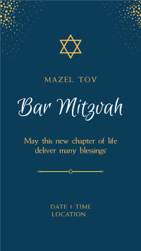 Magical Bar Mitzvah Instagram story Image Preview