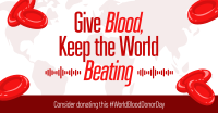 Blood Donation Facebook Ad Design