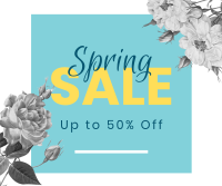 Spring Sale Facebook Post Design