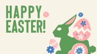 Floral Easter Bunny  Animation Image Preview