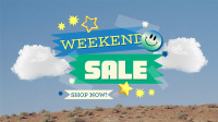 Fun Weekend Sale Facebook Event Cover Design