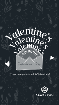 Valentine's Envelope Facebook story Image Preview