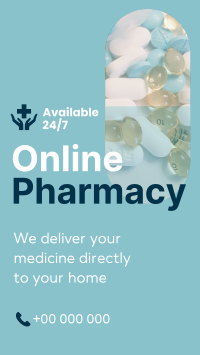 Modern Online Pharmacy Instagram reel Image Preview