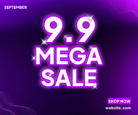 9.9 Mega Sale Facebook post Image Preview