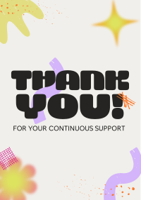 Quirky Thank You Flyer Design