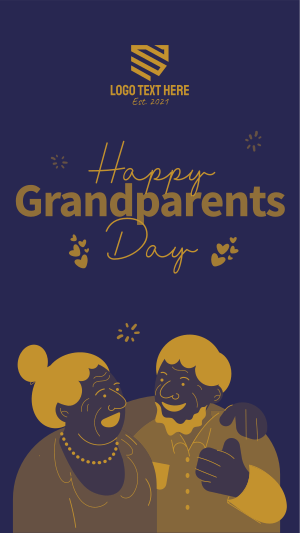 Happy Grandparents Day Facebook story