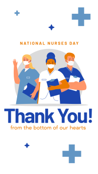 Nurses Appreciation Day TikTok Video Design