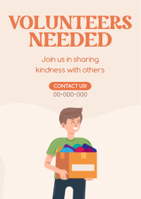 Sharing Kindness Poster Design