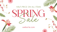 Sale of Spring Facebook Event Cover Design