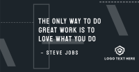 Love What You Do Facebook ad Image Preview
