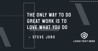 Love What You Do Facebook ad Image Preview