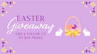 Easter Bunny Giveaway Facebook event cover Image Preview