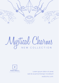 Mystical Jewelry Boutique Flyer Design