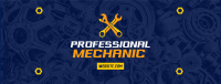 Professional Auto Mechanic Facebook cover Image Preview