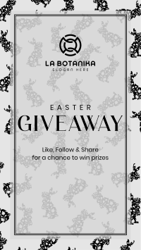 Blooming Bunny Giveaway Instagram story Image Preview