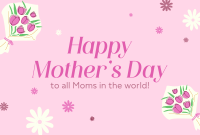 Mother's Day Bouquet Pinterest Cover Design