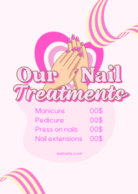 Nail Treatments List Poster Image Preview