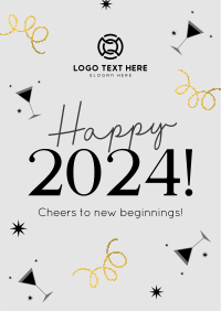 Quirky and Festive New Year Flyer Image Preview