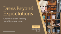 Custom Tailoring Facebook Event Cover Image Preview